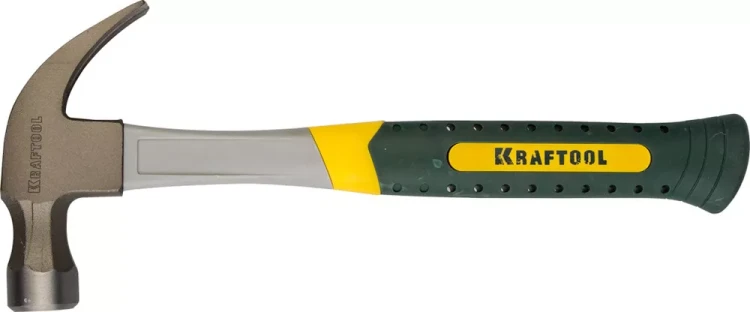 Молоток-гвоздодер 560 г с фиберглассовой рукояткой, KRAFTOOL 20280-560 20280-560 купить в Сургуте