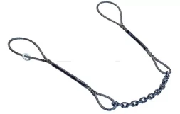 Строп комбинированный 1.6 т L=6 м L цепи=3.0 м заплет