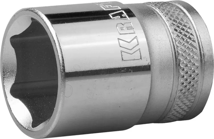 Торцовая головка KRAFTOOL "INDUSTRIE QUALITAT", Cr-V, FLANK, хромосатинированная, 1/2", 21 мм 27805-21_z01 купить в Сургуте