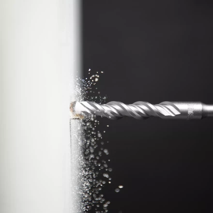 Бур по бетону Denzel, 12 x 160 мм, двойная спираль, три пылеотводящие кромки, 705023 купить в Сургуте