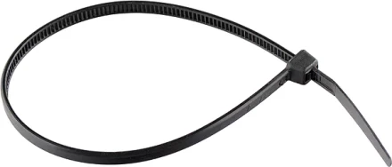 Хомуты 180 х 3,6 мм пластмассовые черные 100 шт  СИБРТЕХ 45550 купить в Сургуте