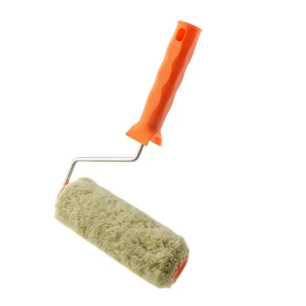 Валик &quot;Фасадные работы&quot;, 180 мм, ворс 18 мм, D 36 мм, D ручки - 6 мм, полиакрил,полиэстер Сибртех 80217 купить в Сургуте