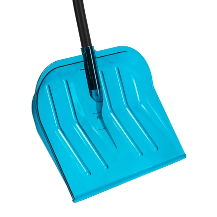 Лопата для уборки снега Palisad 61692, поликарбонат, 475х400х1385мм, алюминиевый черенок, ПВХ оплетка, LUXE купить в Сургуте