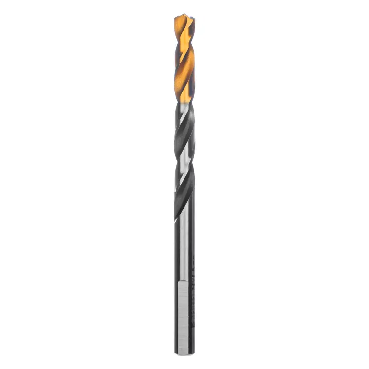 Сверло спиральное по металлу 6 x 93мм, Р6М5, Golden Tip, многогранная заточка Denzel 718278 купить в Сургуте