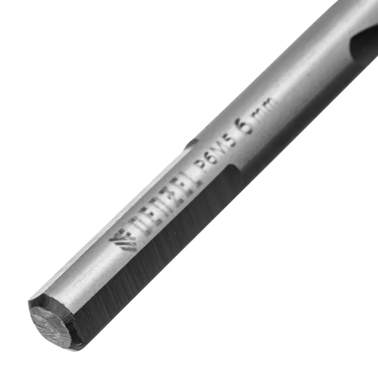 Сверло спиральное по металлу 6 x 93мм, Р6М5, Golden Tip, многогранная заточка Denzel 718278 купить в Сургуте