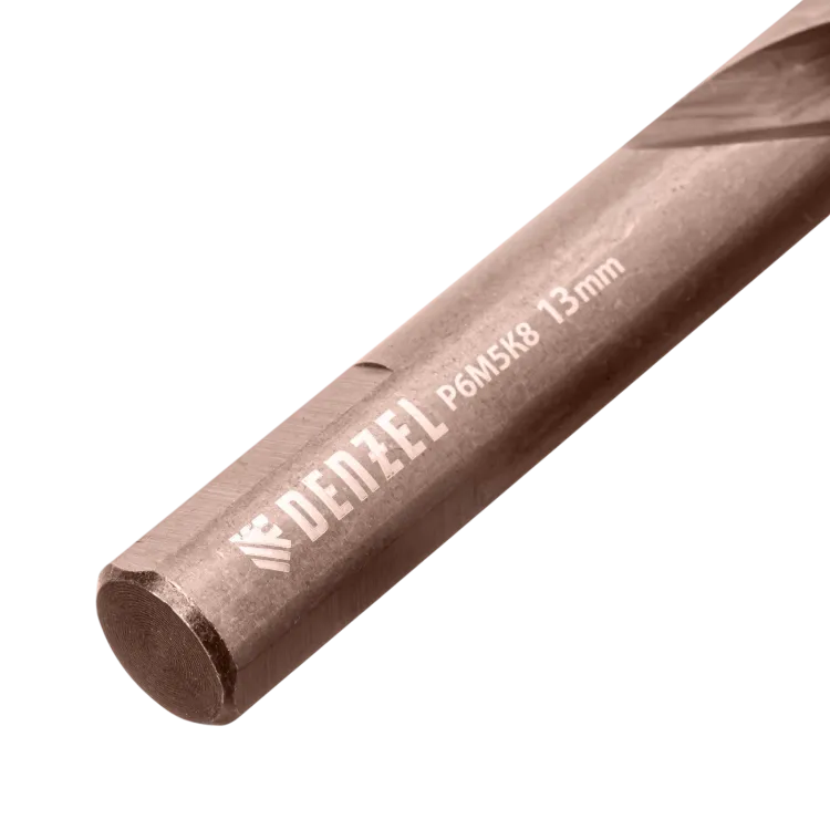 Набор сверл по металлу Denzel 723010, 1-13 мм, Р6М5К8-TiN, Golden Tip, 25 шт купить в Сургуте