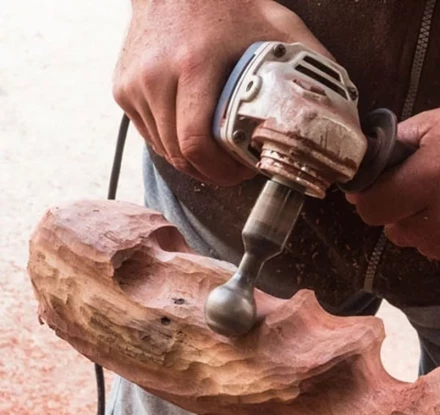 Шарообразная фреза MESSER 40х108хМ14  для объемно-фигурных работ по дереву купить в Сургуте