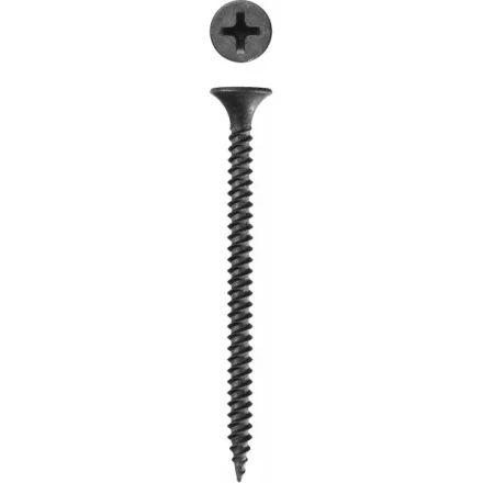 Саморезы фосфатированные с мелкой резьбой, гипсокартон-металл, ЗУБР 300016-35-055, PH2, 3,5 x 55 мм, 35 шт 300016-35-055 купить в Сургуте