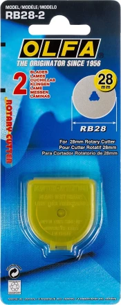 Лезвие OLFA специальное, круговое, 28мм, 2шт OL-RB28-2 купить в Сургуте