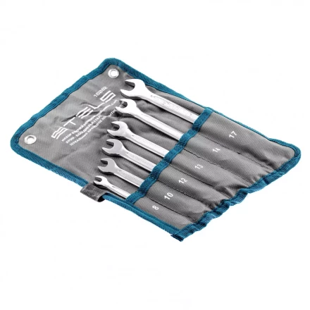 Набор ключей комбинированных 6 шт 8-17 мм,  антислип Stels 15282 купить в Сургуте