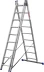 Лестница ЗУБР универсальная, трехсекционная со стабилизатором, 9 ступеней 38831-09 купить в Сургуте