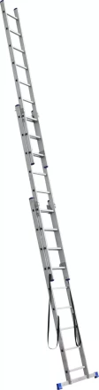 Лестница ЗУБР универсальная, трехсекционная со стабилизатором, 9 ступеней 38831-09 купить в Сургуте