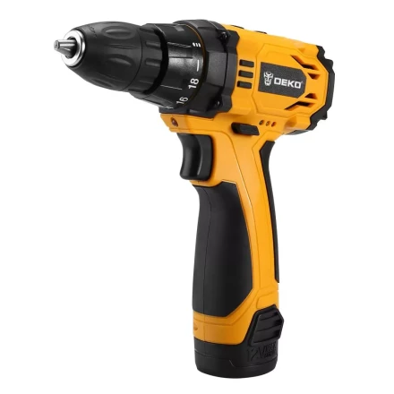 Набор аккумуляторного инструмента DEKO Гайковерт DKIS12 + Дрель DKCD12, 063-4107 купить в Сургуте