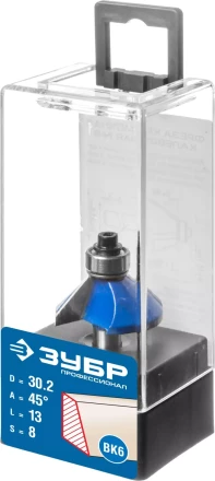 ЗУБР 30.2 x 13 мм, фреза кромочная калевочная (фасочная) №9, Профессионал (28711-30.2) купить в Сургуте