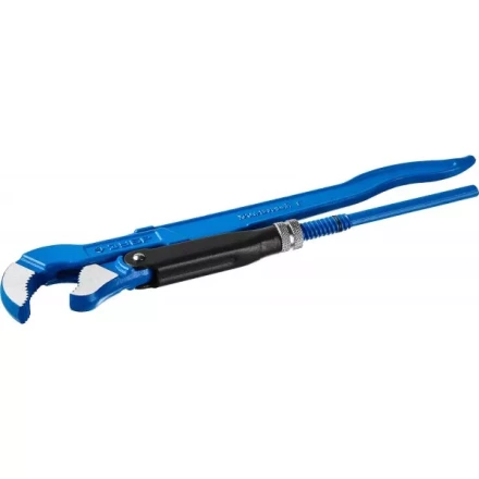 Ключ трубный рычажный ЗУБР &quot;ПРОФЕССИОНАЛ&quot;, тип &quot;S&quot;, изогнутые губки для труднодоступных мест, цельнокованный, Сr-V,  № 1, 1&quot; 27336-1_z01 купить в Сургуте