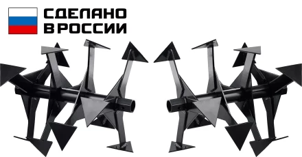 ЗУБР Ф-2, НЕХ 32, фрезы гусиные лапки для мотоблоков (707108-2) купить в Сургуте