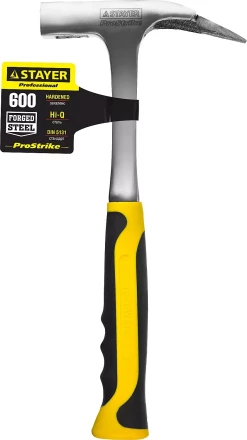 Молоток КРОВЕЛЬЩИКА STRIKE 600г цельнометаллический, STAYER Professional 20205 20205 купить в Сургуте