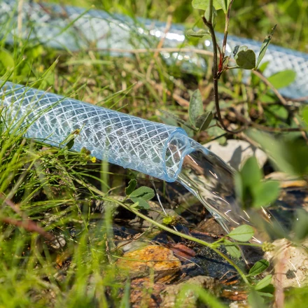 Шланг поливочный прозрачный армированный Palisad 3-х слойный, 1/2&quot;, 15 м, 67360 купить в Сургуте