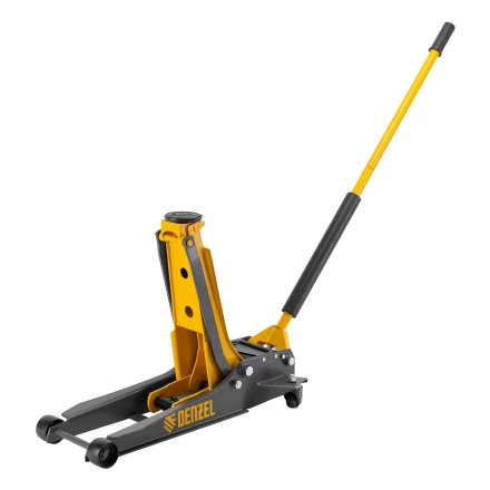 Домкрат гидравлический подкатной Denzel 51271, 3 т, 85-610 мм, быстрый подъем, низ. подхват, проф, SUV купить в Сургуте