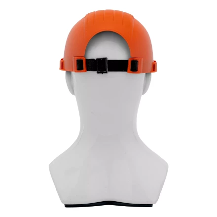 Каскетка защитная &quot;Стиль&quot;, пластиковая, оранжевая Сибртех 89169 купить в Сургуте