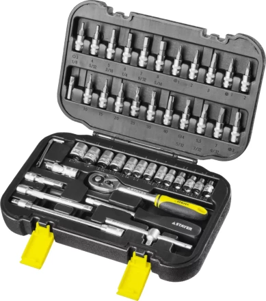 Набор слесарно-монтажного инструмента STAYER &quot;MASTER&quot;, 46 предметов 27760-H46 купить в Сургуте