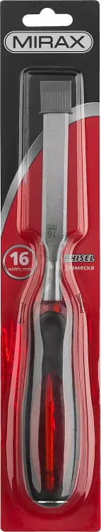 Стамеска MIRAX с двухкомпонентной прозрачной рукояткой, 16мм 1810-16 купить в Сургуте