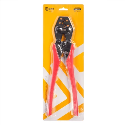 Пресс-клещи КВТ ПК-25у с матрицей для опрессовки неизолированных медных наконечников до 25 мм (90954) купить в Сургуте