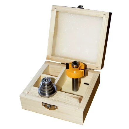 Набор фрез кромочных фальцевых 6 подшипников хвостовик 12 мм 46329 купить в Сургуте