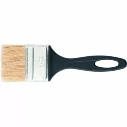 Кисть флейцевая &quot;Стандарт&quot;, 25*6, натуральная щетина, пластиковая ручка СИБРТЕХ 82502