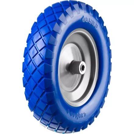 Колесо ЗУБР &quot;ПРОФЕССИОНАЛ&quot; полиуретановое, 380мм, посадочный размер 16мм 39912-2 купить в Сургуте