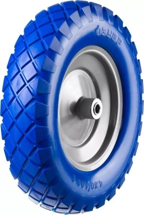 Колесо ЗУБР &quot;ПРОФЕССИОНАЛ&quot; полиуретановое, 380мм, посадочный размер 16мм 39912-2 купить в Сургуте