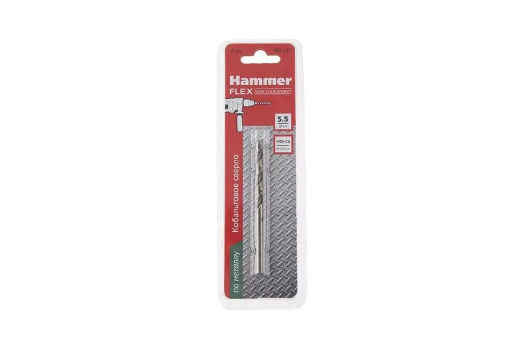 Сверло по металлу HAMMER Ф5.5х93мм (DR CO 5,50мм*93мм) купить в Сургуте