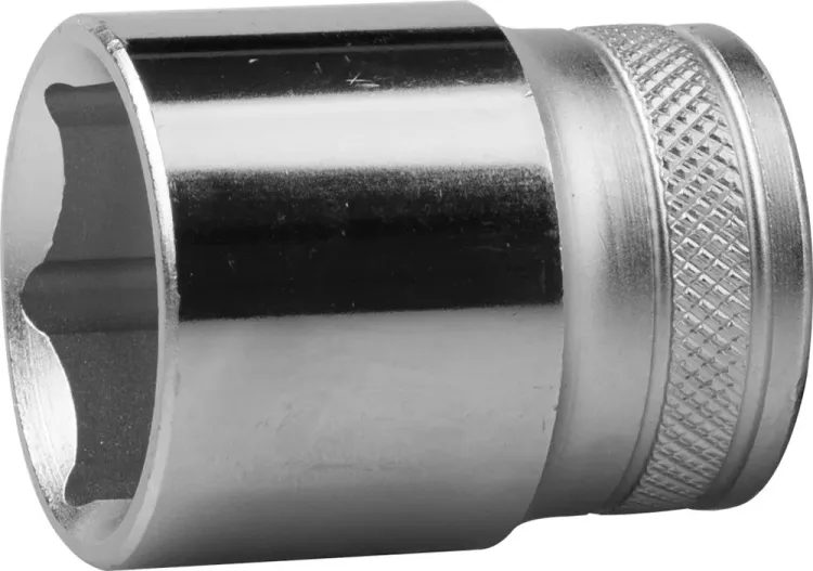 Торцовая головка KRAFTOOL "INDUSTRIE QUALITAT", Cr-V, FLANK, хромосатинированная, 1/2", 24 мм 27805-24_z01 купить в Сургуте