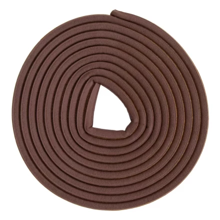 Уплотнитель резиновый, 6 м, профиль &quot;P&quot;, коричневый Сибртех 88918 купить в Сургуте