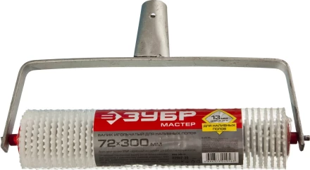 Валик игольчатый ЗУБР &quot;МАСТЕР&quot; для наливных полов на металлической рамке, под удлинитель, пластмассовые иглы 13мм, 72х300мм 03952-30 купить в Сургуте